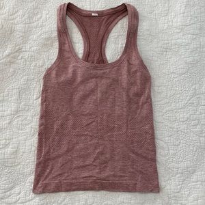 Pink Lululemon tank top